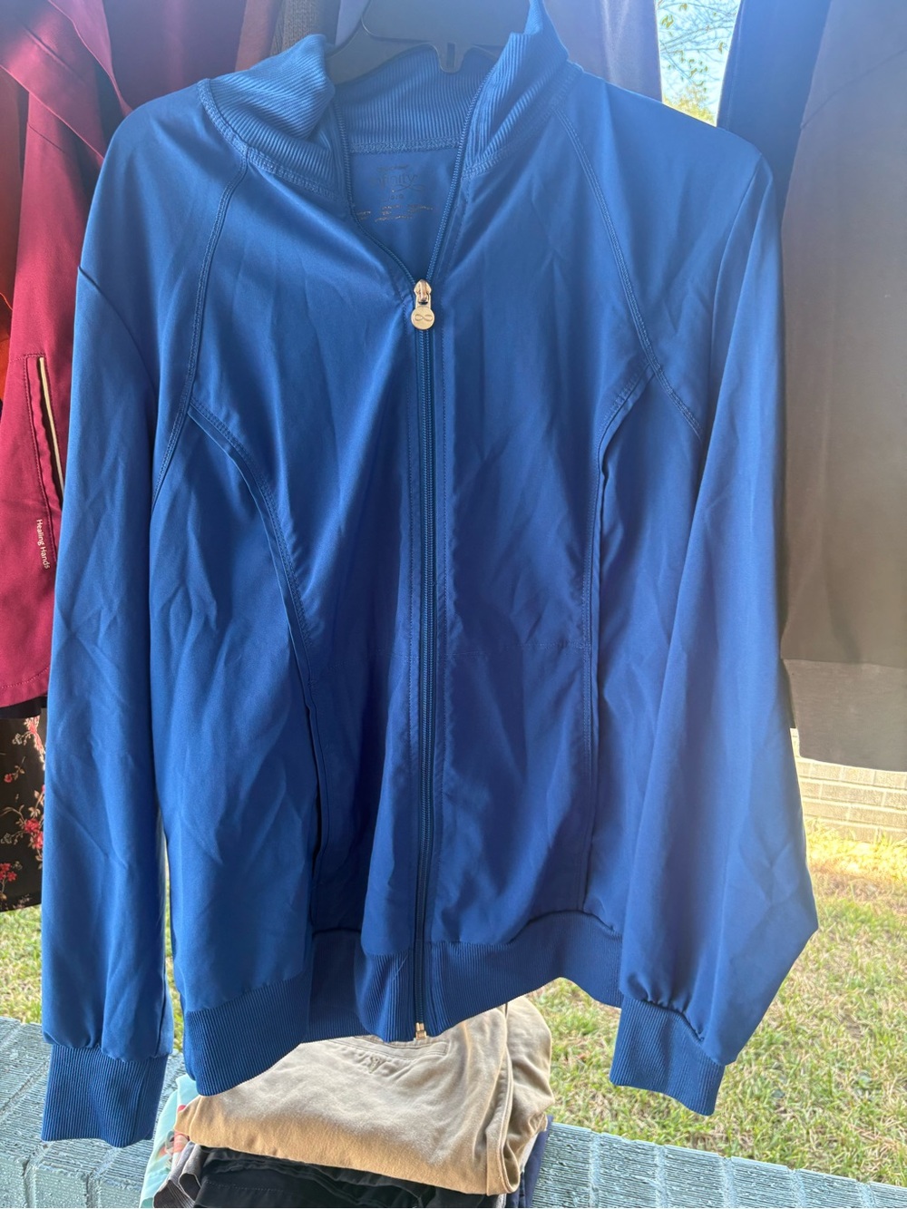 Infinity scrub jacket
